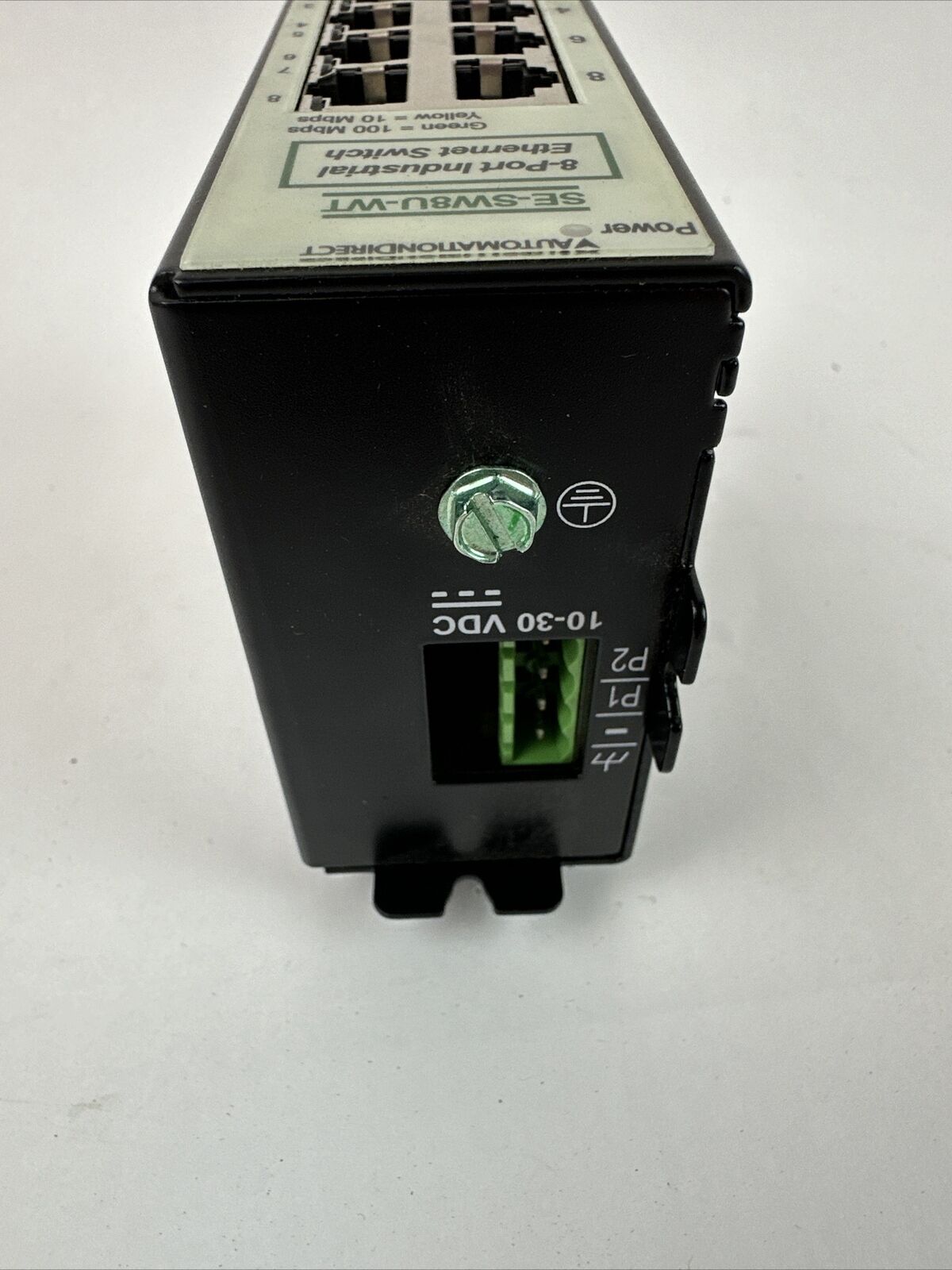 STRIDE SE-SW8U-WT 8-PORT INDUSTRIAL ETHERNET SWITCH 150mA @ 30VDC REV 2.01