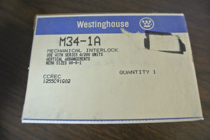 WESTINGHOUSE M34-1A - MECHANICAL INTERLOCK for SERIES A/200 UNITS - NEW SURPLUS
