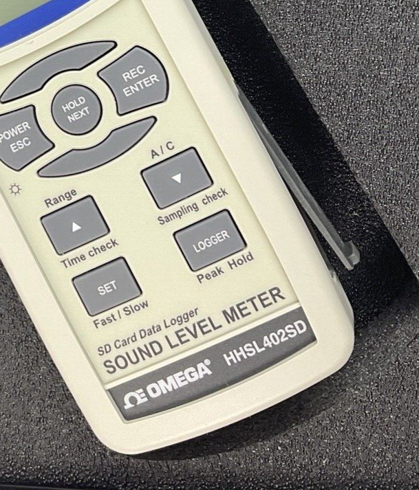 OMEGA HHSL402SD DATA LOGGING METER W/SD CARD SOUND LEVEL METER