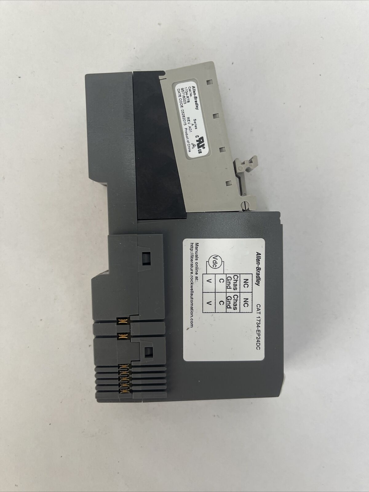 ALLEN BRADLEY 1734-EP24DC EXPANSION POWER UNIT SER B 1734-RTB SER A REV A01
