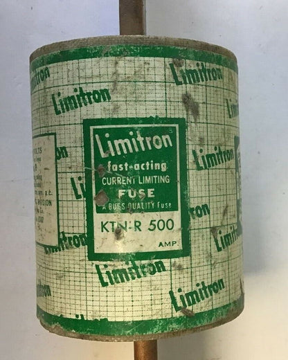 LIMITRON KTN-R 500 FAST ACTING FUSE 500AMP 250V CLASS R