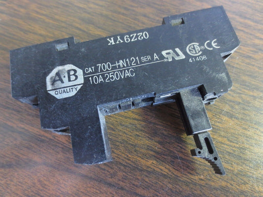 ALLEN-BRADLEY 700-HN121 RELAY SOCKET / BASE (ONLY) - 10A, 250VAC - LOT of 5