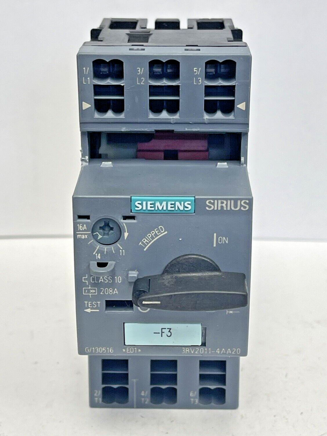 SIEMENS - 3RV2011-4AA20 - CIRCUIT BREAKER / MOTOR PROTECTOR