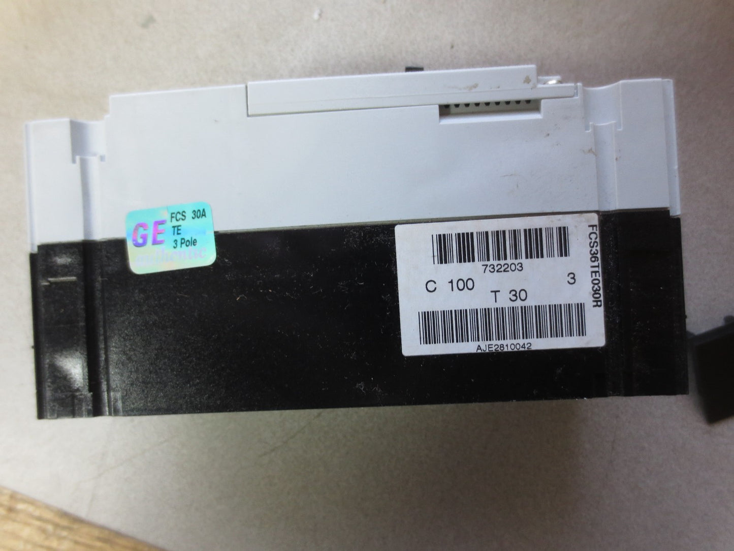 GE FCS36TE030R1 RECORD PLUS CIRCUIT BREAKER 30A, 480VAC, 3-POLE - NEW SURPLUS