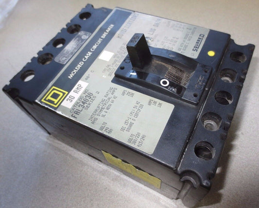 SQUARE D FAL34030 MOLDED CASE CIRCUIT BREAKER - 30A, 240VAC