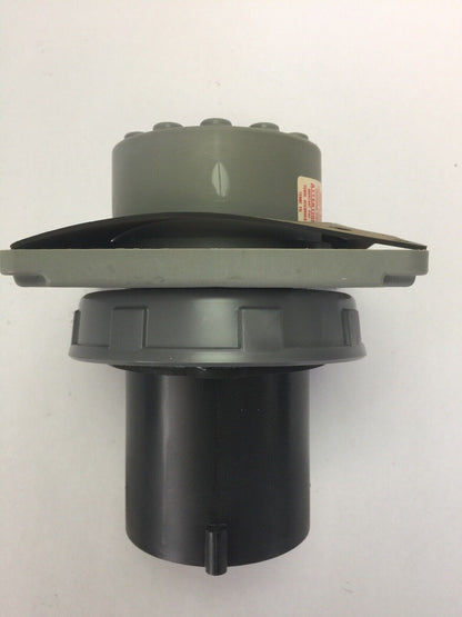 HUBBELL 4100B5W PIN & SLEEVE WATERTIGHT INLET 100A 600VAC 3 POLE 4 WIRE GROUNDIN
