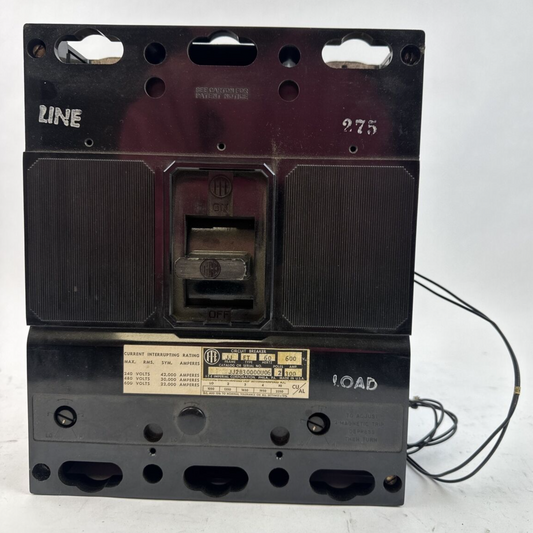 ITE JJ2B30000U06 CIRCUIT BREAKER 2POLE 300AMP 600VAC 250VDC JJ FRAME ET TYPE