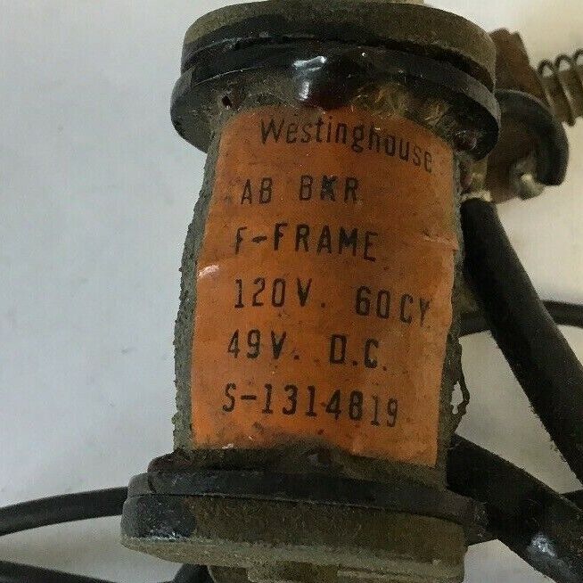 WESTINGHOUSE 1314819 SHUNT TRIP 120V 60CY 49VDC S-1314819