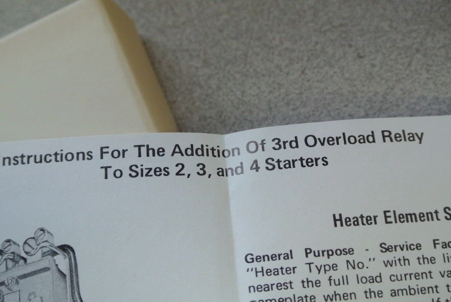 ALLEN-BRADLEY 1415-N52 Ser. K - THIRD OVERLOAD RELAY KIT - SIZE 2 - NEW SURPLUS
