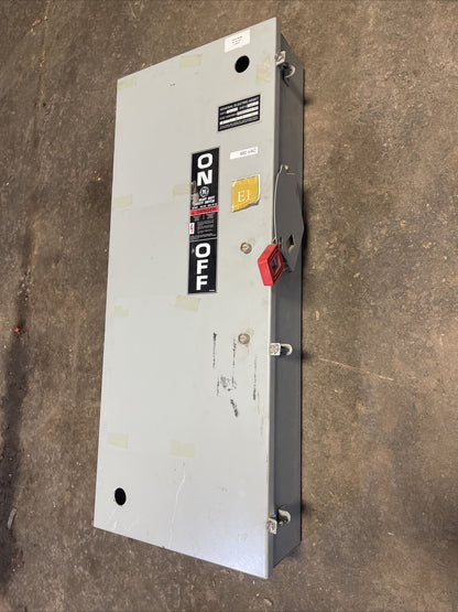 GE TH3364J MODEL 11 FUSIBLE SAFETY SWITCH 200A 600VAC 250VDC 150HP TYPE 1, 5, 12