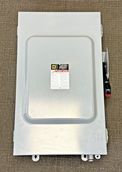 SQUARE D - H364AWK SER. F06 - SINGLE THROW FUSIBLE DISCONNECT SWITCH -200A, 600V