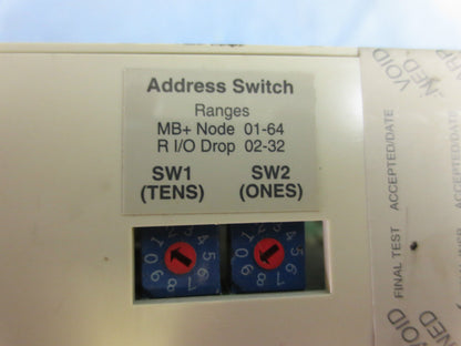 MODICON SCHNEIDER AUTOMATION 140 CRA 931 00 REMOTE I/O DROP MODULE