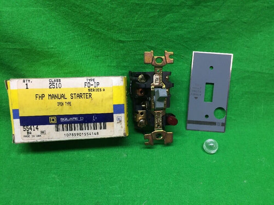 SQUARE D FHP MANUAL STARTER 2510 FO-IP SER. A 2510F0IP