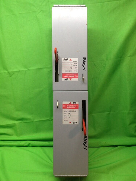 GE SPECTRA SERIES ADS22060HD 60A 240V 2PH FUSIBLE PANLEBOARD SWITCH
