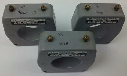 SQUARE D 74-801 CURRENT TRANSFORMER, 600V, INDOOR TYPE, RATIO: 800:5, LOT OF 3