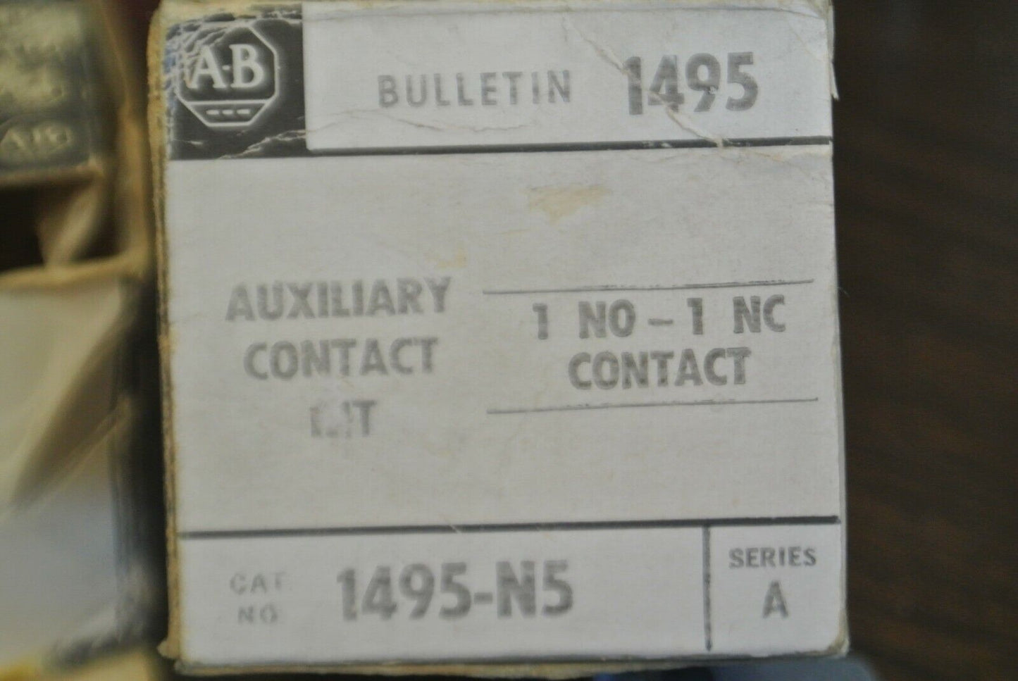 ALLEN-BRADLEY 1495-N5 AUXILIARY CONTACT KIT / 1 NO, 1 NC / NEW SURPLUS