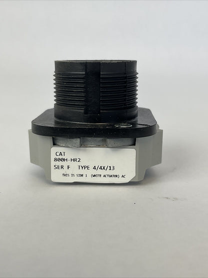 ALLEN BRADLEY 800H-HR2 SER F 30mm SELECTOR SWITCH 2-POSITION NON-ILLUMINATED
