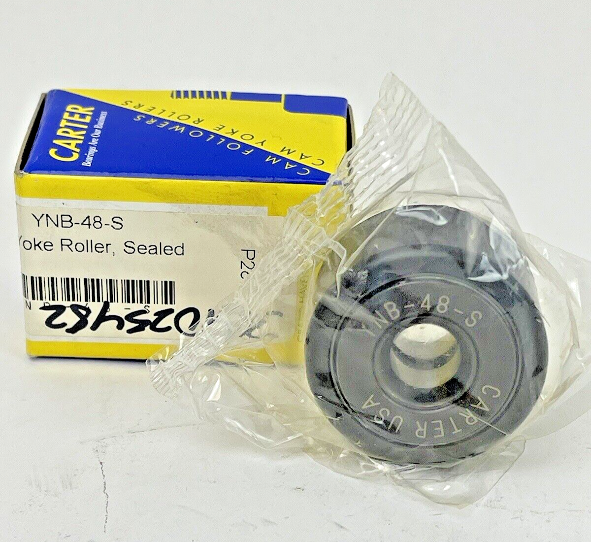 CARTER - YNB-48-S - STANDARD CYNDRICAL SEALED YOKE ROLLER - 1-1/2" DIAMETER