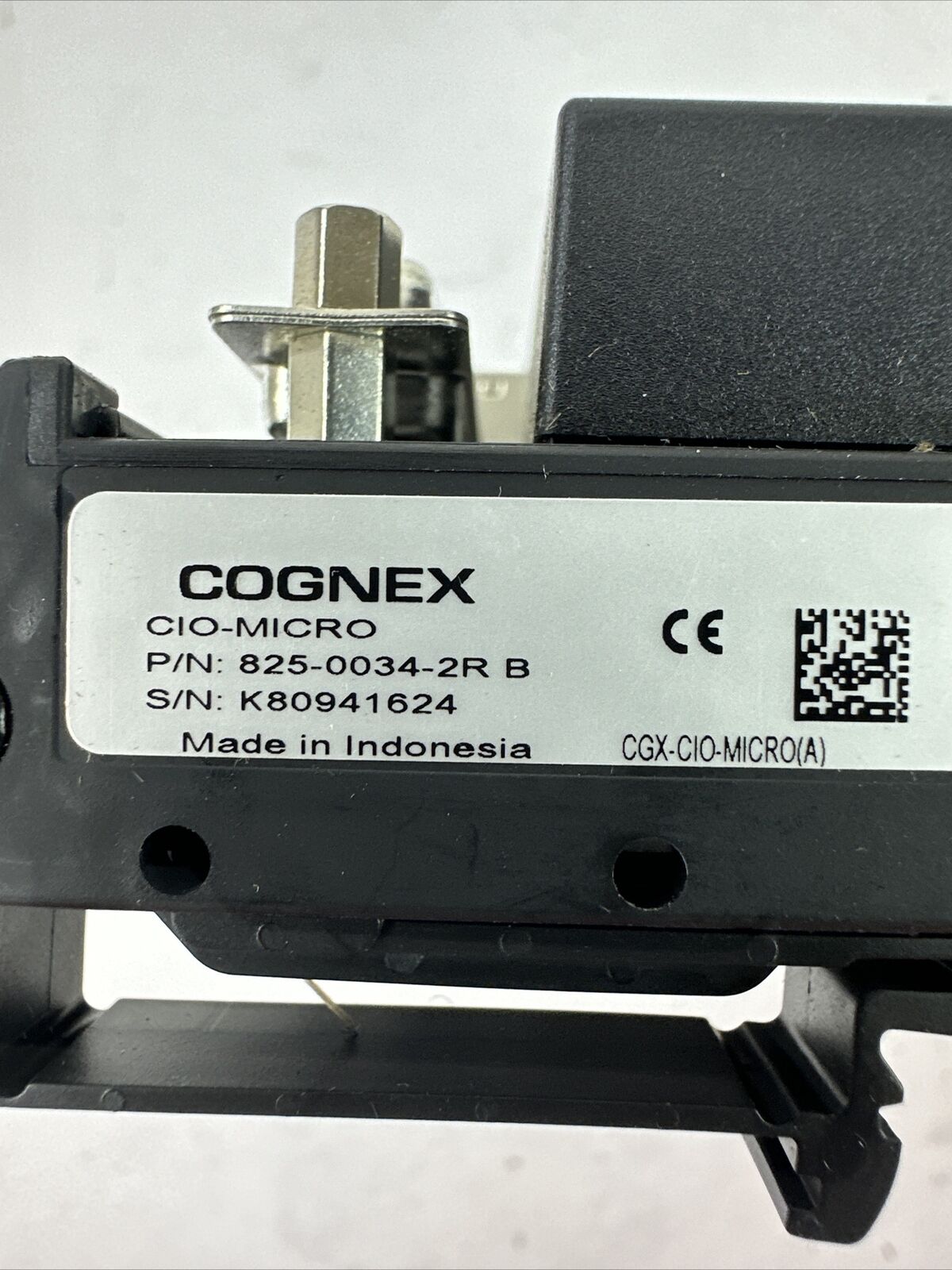 COGNEX CIO-MICRO 825-0034-2R B I/O MODULE 24VDC 1.0A CLASS 2