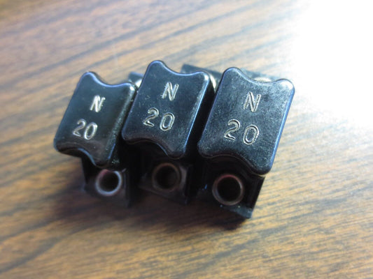 ALLEN-BRADLEY N20 THERMAL OVERLOAD RELAY HEATER ELEMENT - LOT of 3