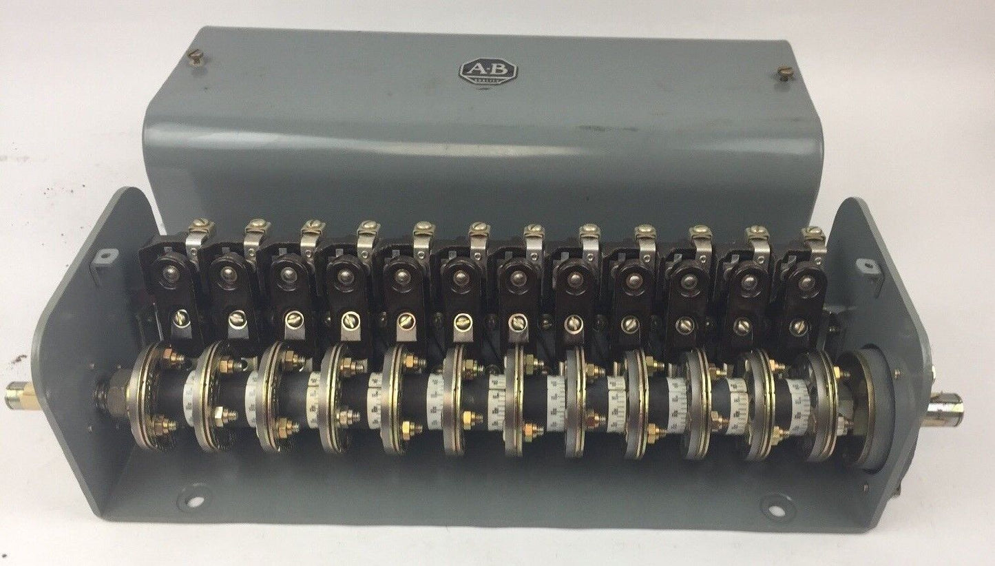 ALLEN BRADLEY 803-P12X CAM LIMIT SWITCH SERIES A