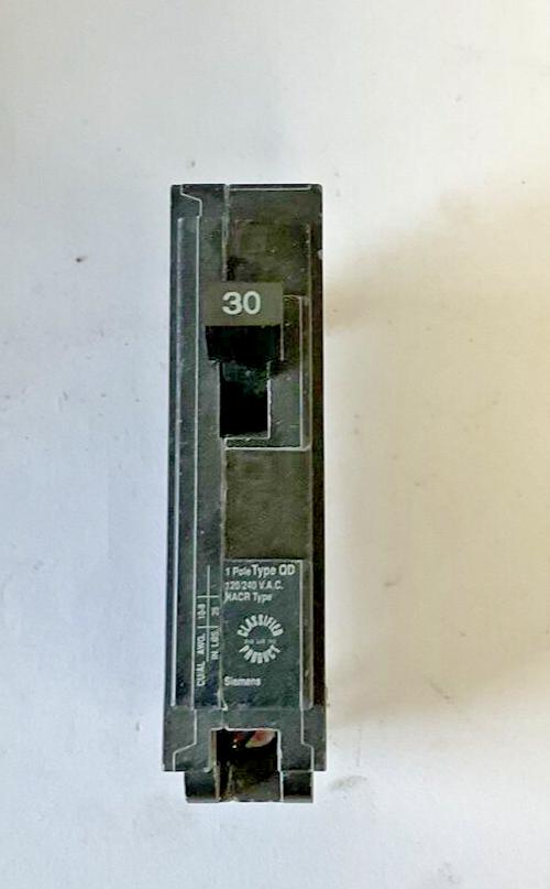 ITE D130 CIRCUIT BREAKER 1POLE 30A 120/240VAC TYPE QD ****LOT OF 10****