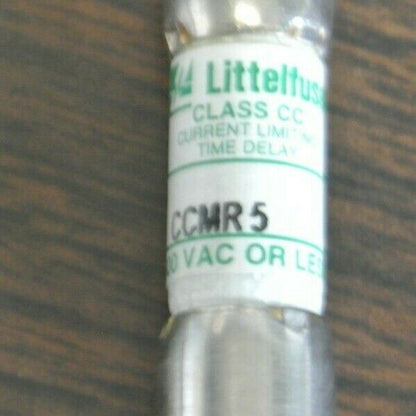 LITTELFUSE CCMR5 CLASS CC FUSE 5A / 600V / NEW SURPLUS / CCMR-5