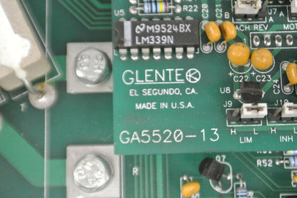 GLENTEK GA5550 CIRCUIT BOARD ASSEMBLY / GA5520-13