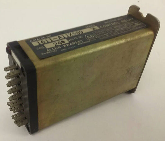 ALLEN BRADLEY, 1611-A11X589, SER. A, CONTROL RELAY, 24VDC, 120VAC, 30A MAKE, 3A