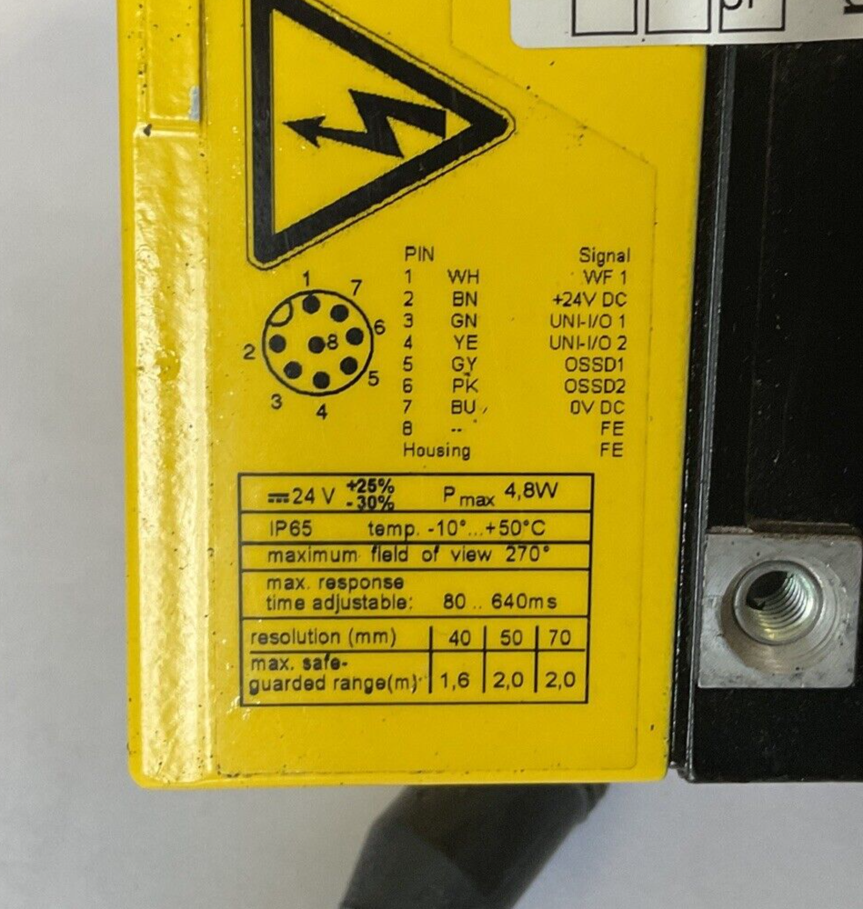 ALLEN BRADLEY 442L-SFZNMN GUARDMASTER SAFE ZONE MINI SAFETY LASER SCANNER