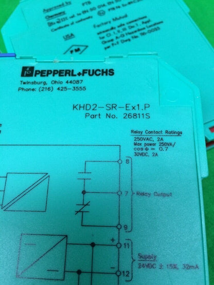 *LOT OF 3* PEPPERL & FUCHS KHD2-SR-EX1.P KHD2SREX1P RELAY