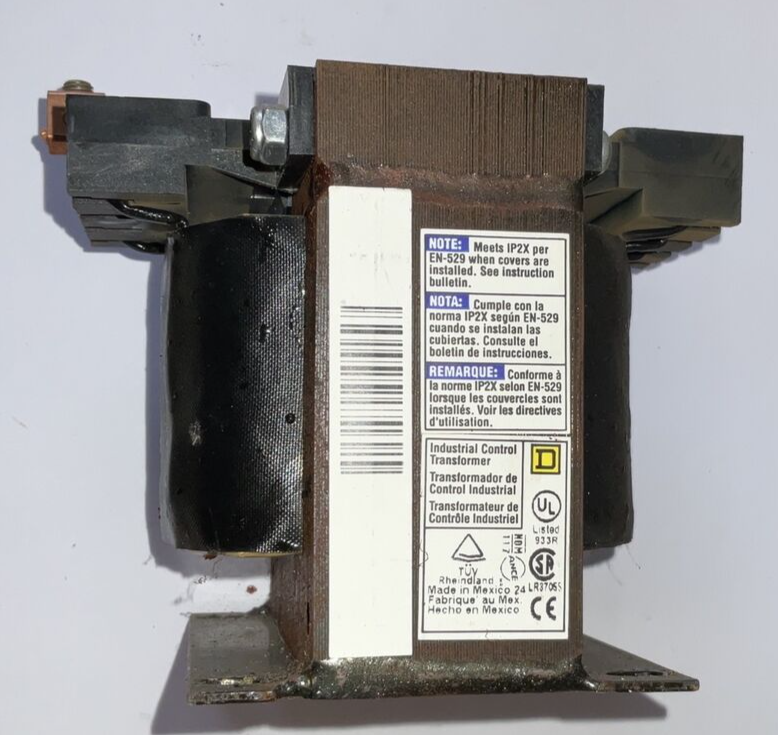 SQUARE D 9070T300D1 CONTROL TRANSFORMER 480V 50/60HZ 0.3KVA 0.2KVA