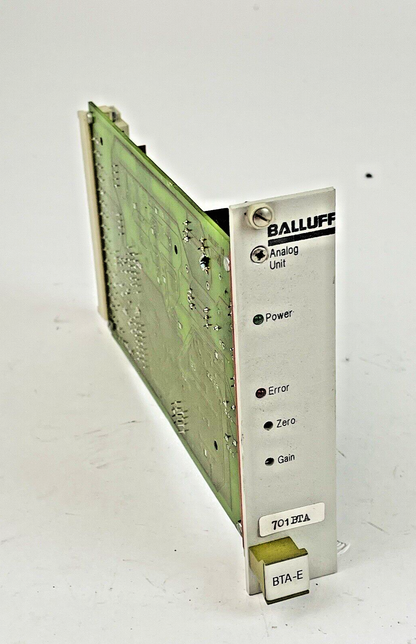 BALLUFF - BTA-E10-0610-V004 - ANALOG UNIT W/ BKS-S39-F48 EUROCARD HOLDER