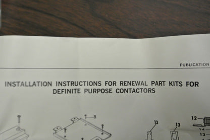 CUTLER-HAMMER 6-331-16 CONTACT KIT / 3 POLE / 40A / NEW SURPLUS