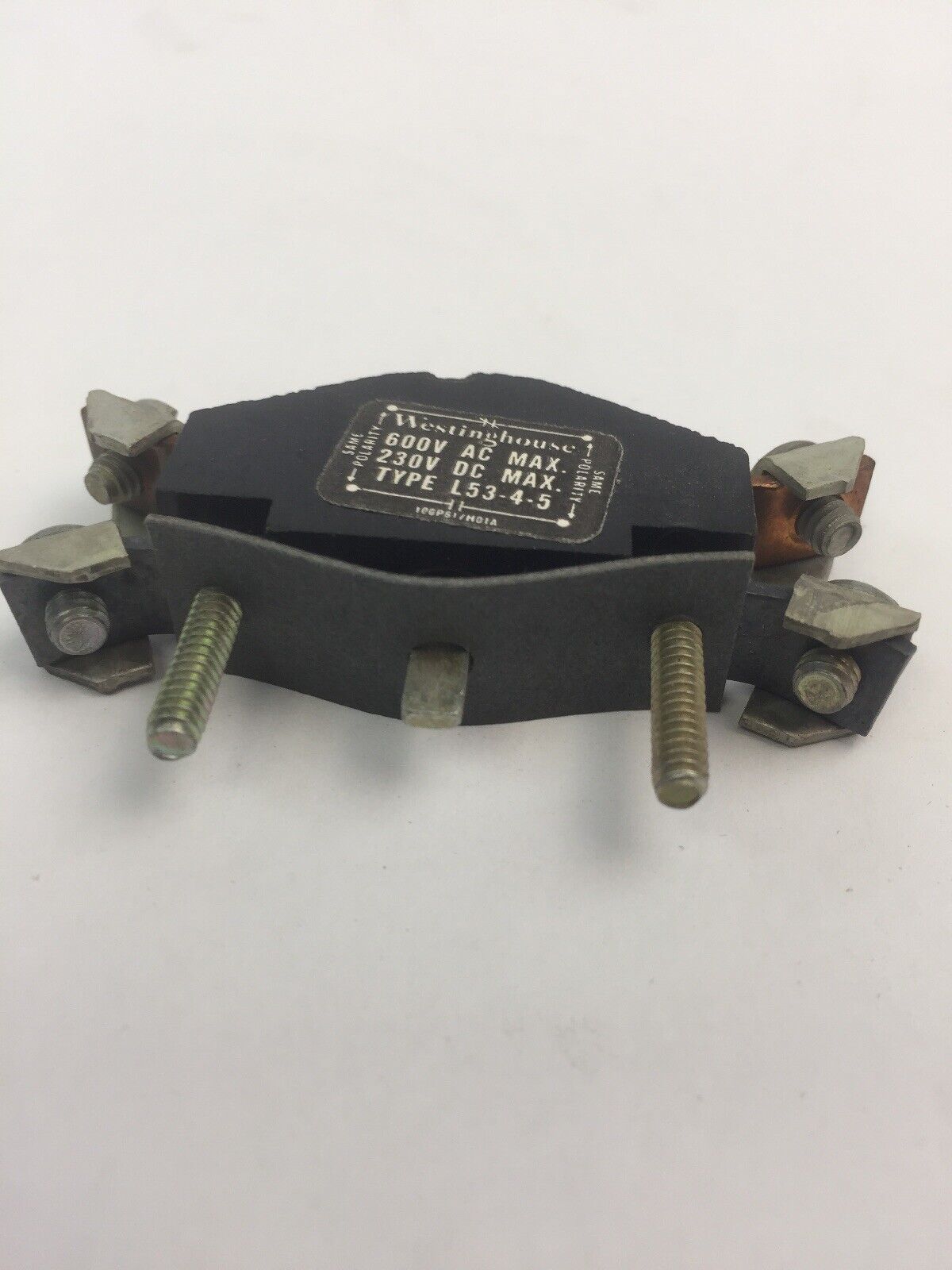 WESTINGHOUSE L53-4-5 ELECTRICAL INTERLOCK 600VAC 230VDC UNIVERSAL N.O.&N.C CONTA