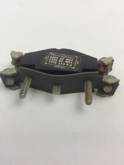 WESTINGHOUSE L53-4-5 ELECTRICAL INTERLOCK 600VAC 230VDC UNIVERSAL N.O.&N.C CONTA