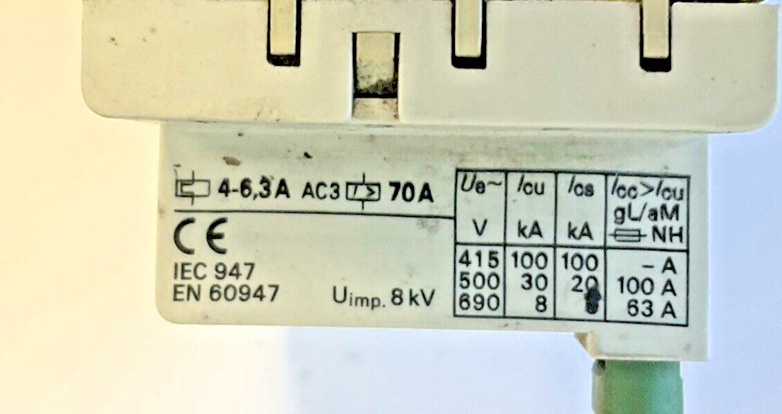 ALLEN-BRADLEY 140-MN-0630 CIRCUIT BREAKER 16A 600V 3PH