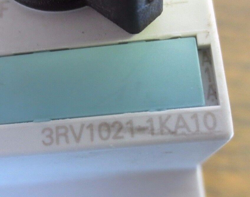 SIEMENS 3RV1021-1KA10 SIRIUS MANUAL MOTOR STARTER