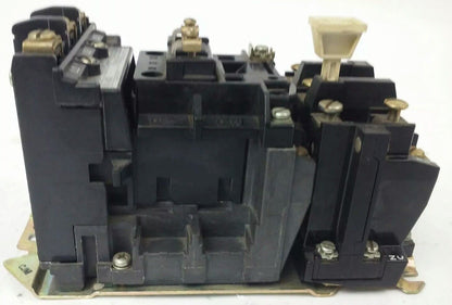 ALLEN BRADLEY 509-AOD, SER. B, STARTER, SIZE 0, 600V, 18A, 5 H.P.,120V COIL,USED