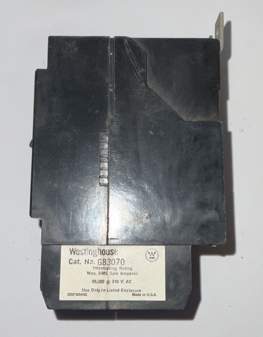 WESTINGHOUSE GB3070 CIRCUIT BREAKER 240VAC 70A 3POLE