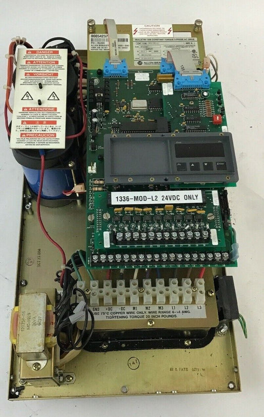 ALLEN BRADLEY 1336-B020-EOE-L2 AC DRIVE***PARTS ONLY***SEE PICTURES***