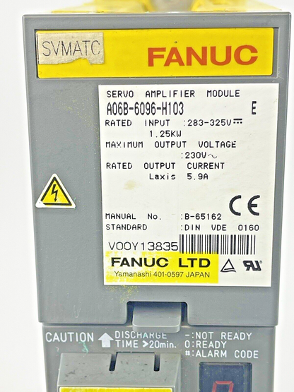 FANUC - A06B-6096-H103 SER. E - SERVO AMPLIFIER MODULE