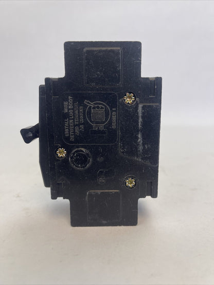 SQUARE D QOUR220 CIRCUIT BREAKER 20AMP 120/240VAC 50/60HZ 2POLE COMMON TRIP