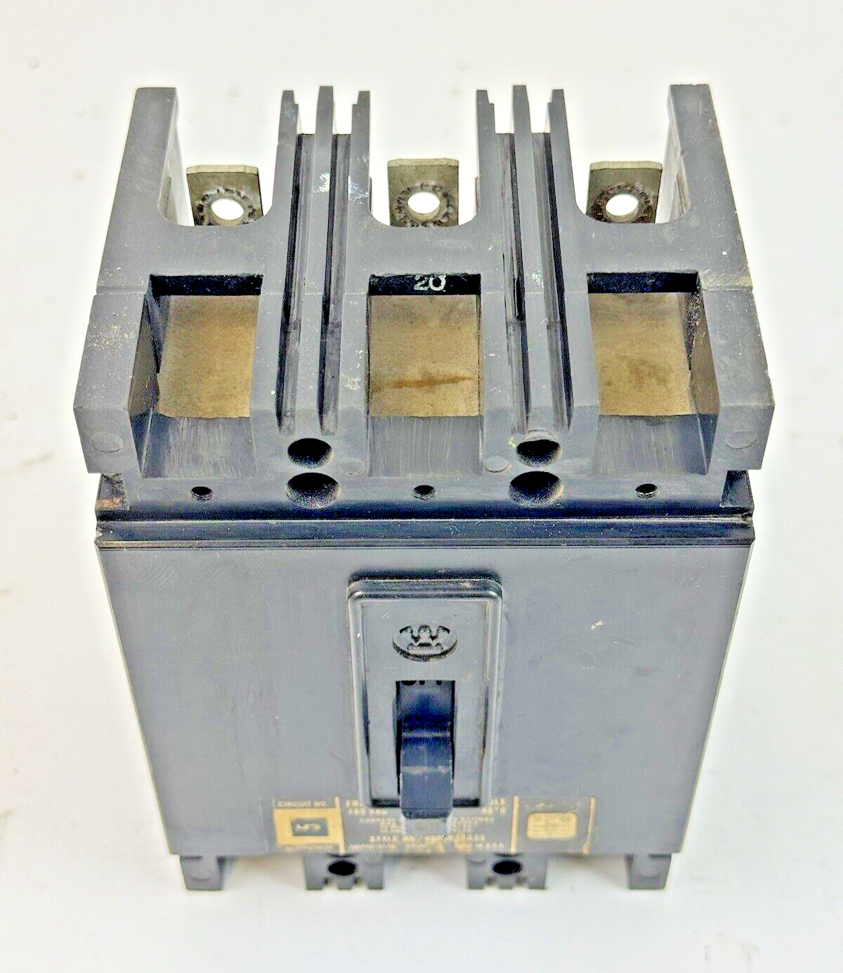 WESTINGHOUSE - EHB3020 - MOLDED CIRCUIT BREAKER - 3 POLE/20A/600 VAC