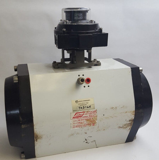 UNITORQ M-900 K4/5 DLS FCCW PNEUMATIC ACTUATOR w/ ASCO VR3C2YAA2NGA