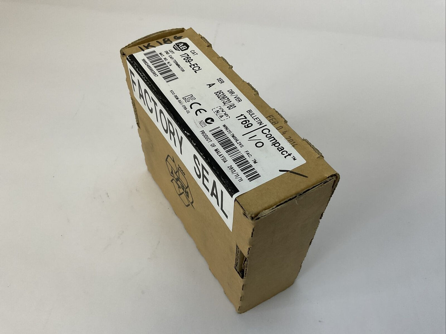 ALLEN BRADLEY 1769-ECL SER A F/W REV N/A DIR/VER 95320732/03 LEFT END CAP/ TERMI