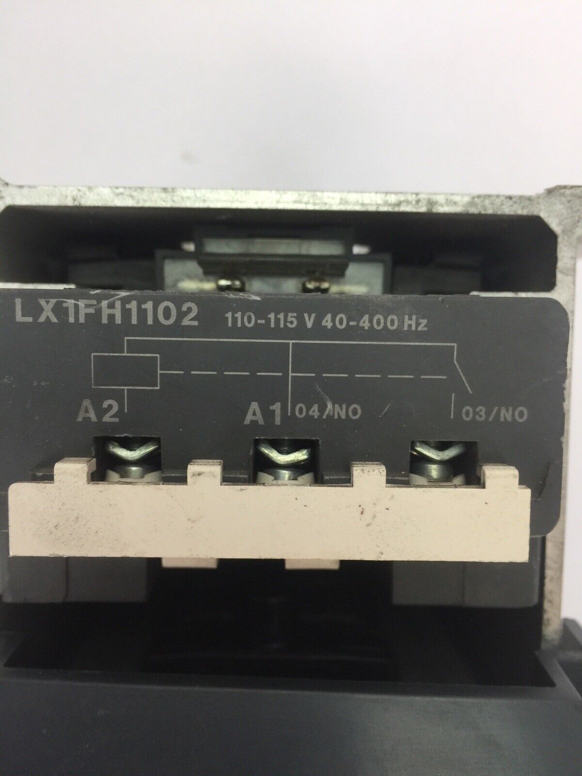 TELEMECANIQUE LC1F330 CONTACTOR 600VAC 370A 250HP LX1FH1102 110-115V 40-400HZ