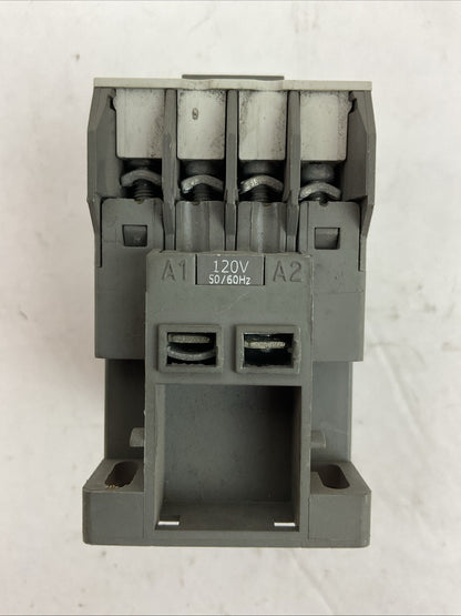 METASOL MC-9a CONTACTOR 600VAC 25A 3PH 7.5HP COIL 120V 50/60HZ