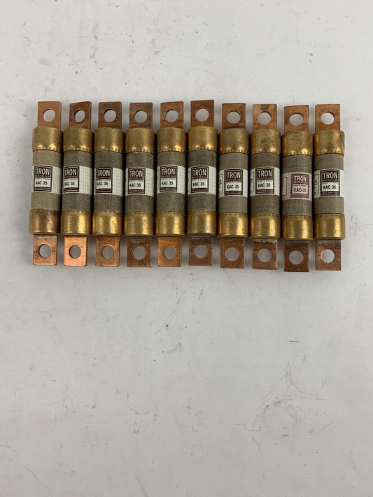 Bussmann Tron KAC35 35A 600V Fuse "Lot of 10"