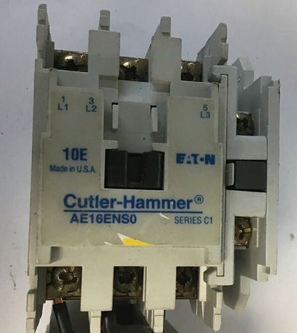 CUTLER HAMMER AE16ENS0 STARTER SER.C1 25A 600V W/C306DN3 SER.B1